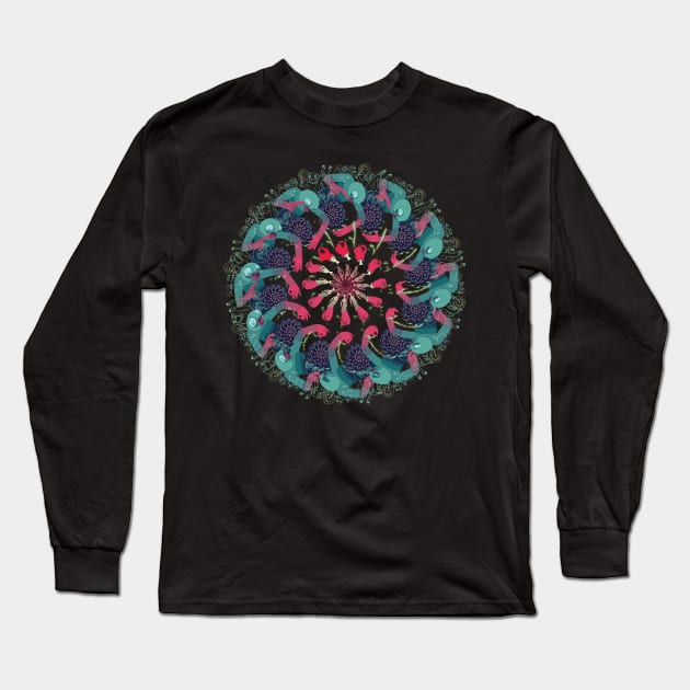 Mandala Plateau Long Sleeve T-Shirt by Fong